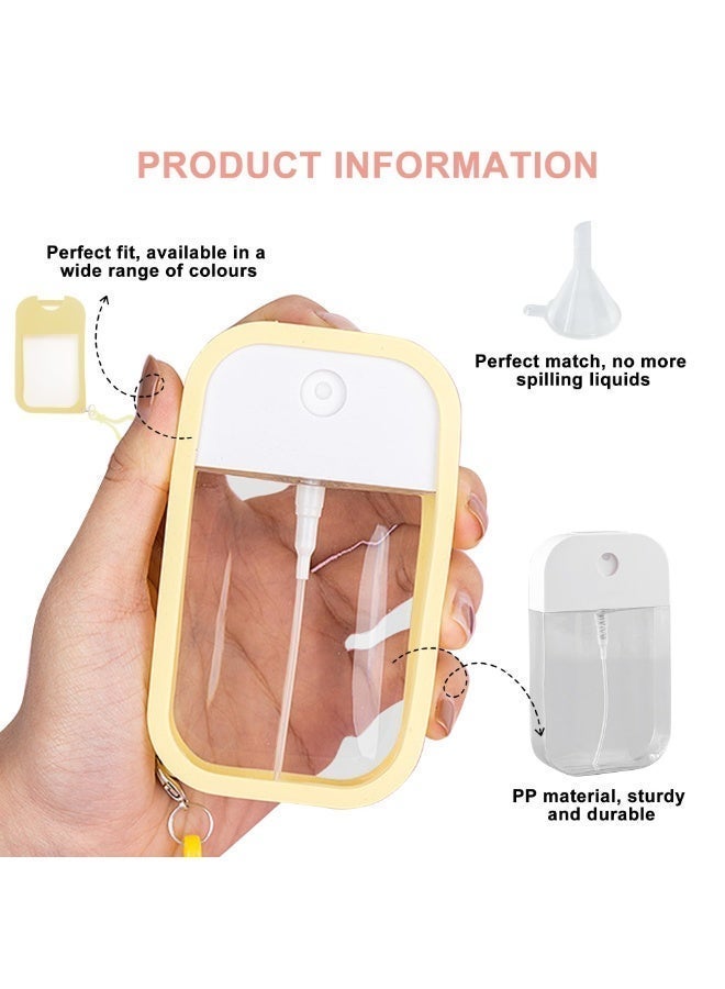 عبوة معقّم يدين للسفر – تصميم صغير مع مشبك تعليق وغطاء سيليكون - Image 5